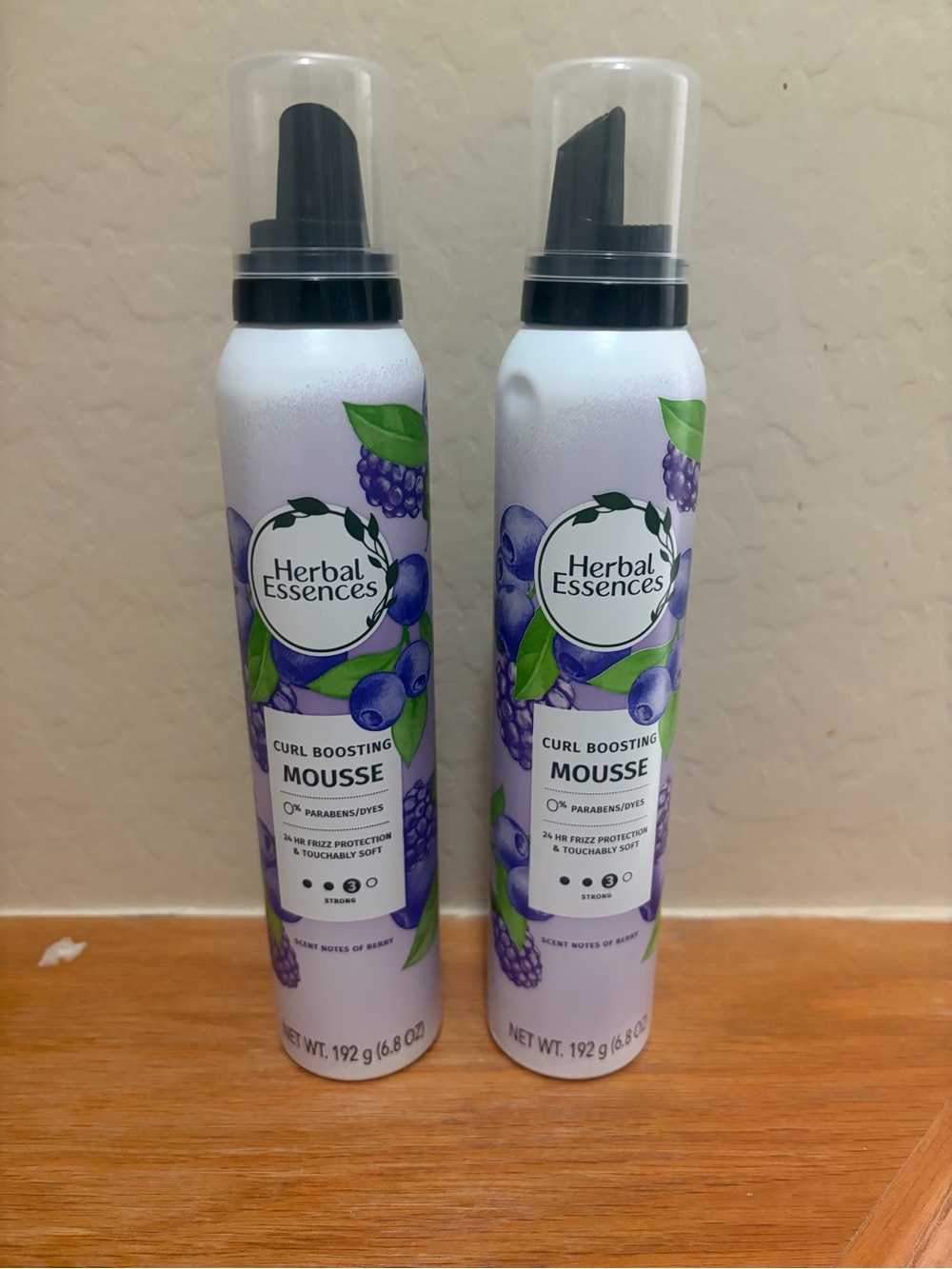 Herbal Essences Curl Boosting Mousse — Purple 2 bottles